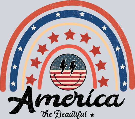 America The Beautiful - STK00152 (DTF Transfers)