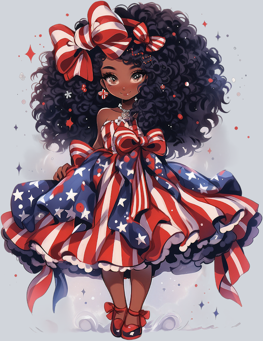 American Doll 2 - STK00187 (DTF Transfers)