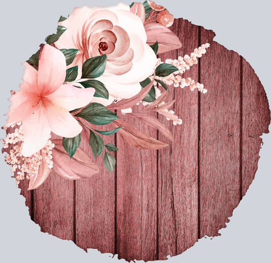 Wood Circle 7 - STK06504 (DTF Transfers)