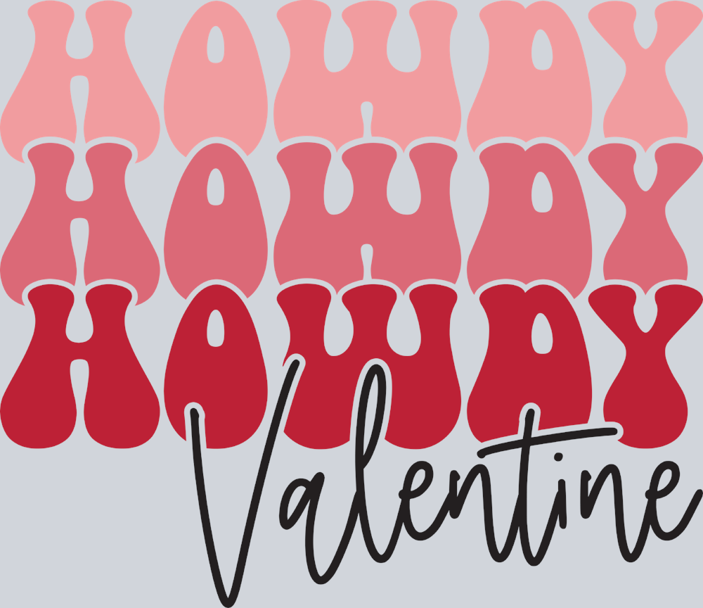 Howdy Valentine 1 - STK02822 (DTF Transfers)