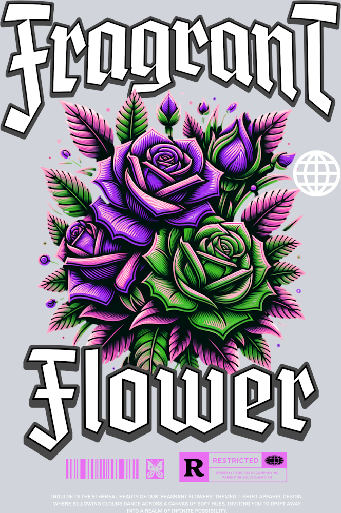 Fragrant Flower - STK02118 (DTF Transfers)
