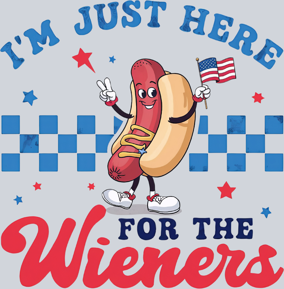 I'm Just Here For The Wieners - STK03071 (DTF Transfers)