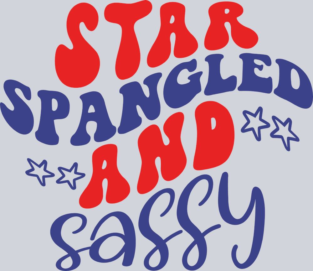 Star Spangled And Sassy 2 - STK05788 (DTF Transfers)