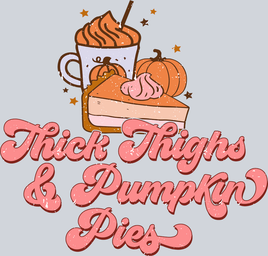 Thick Thighs and Pumpkin Pies - STK07101 (DTF Transfers)