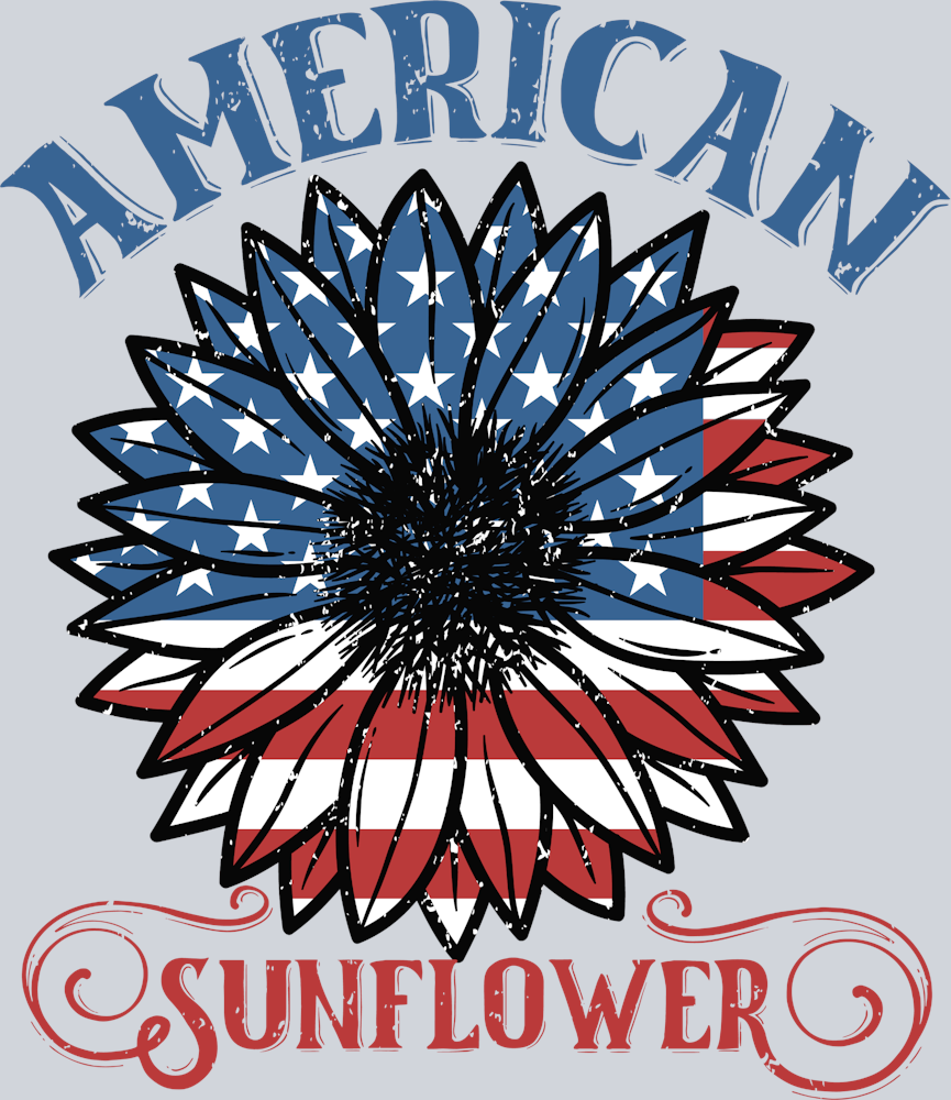 American Sunflower - STK00241 (DTF Transfers)