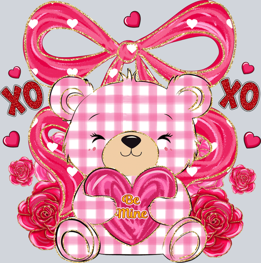 XoXo Teddy Bear - STK07546 (DTF Transfers)