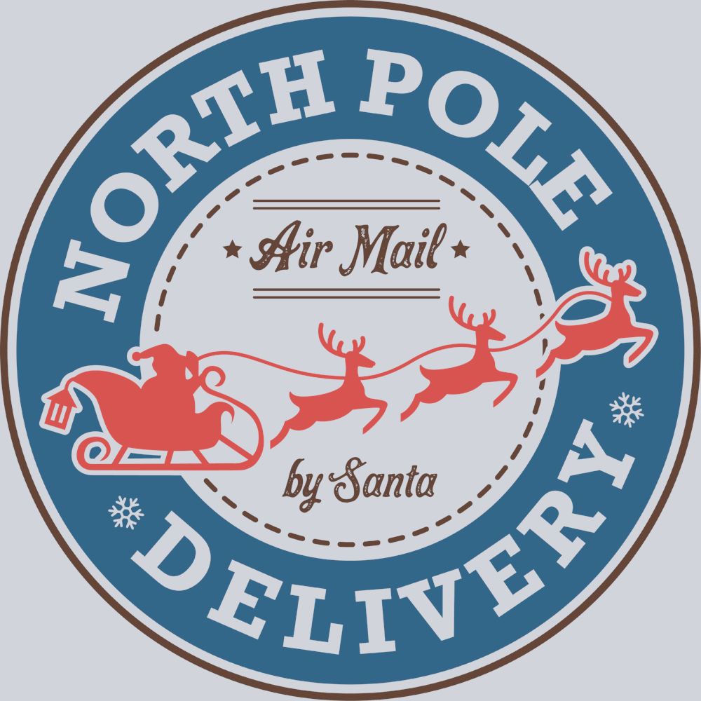 Vintage North Pole Delivery - STK06327 (DTF Transfers)
