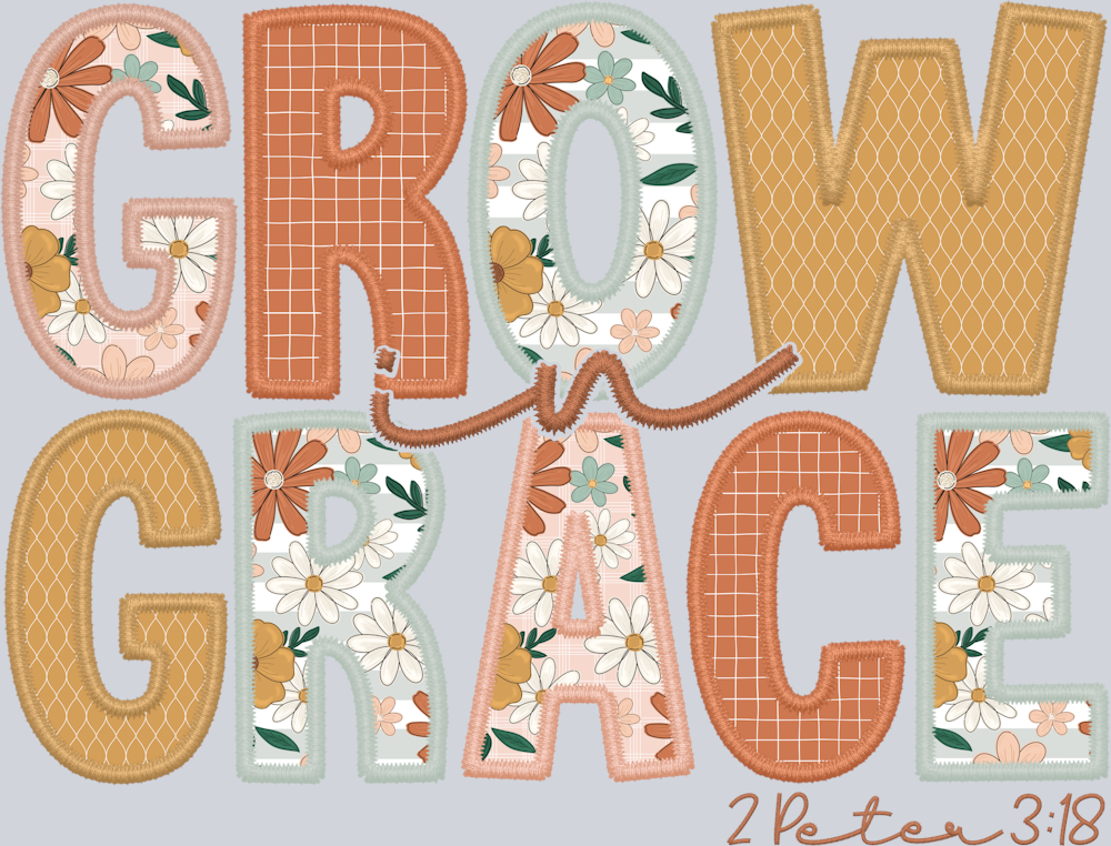Grow N Grace - STK02441 (DTF Transfers)