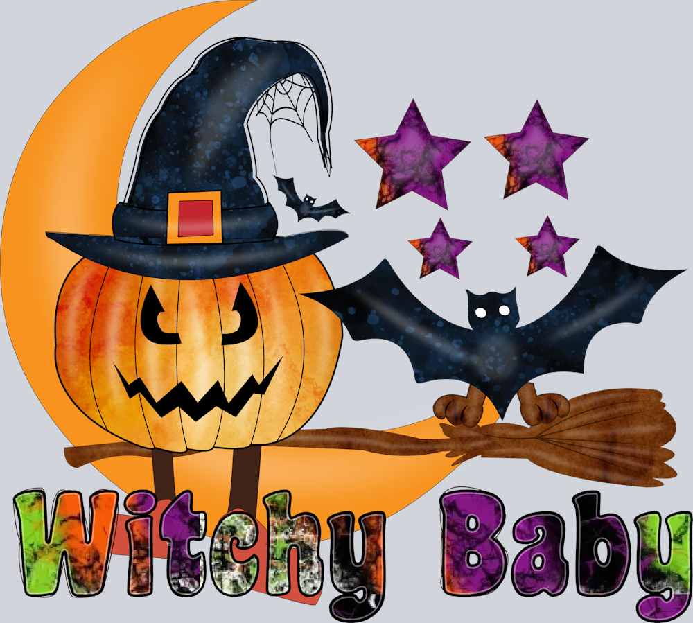 Witchy Baby - STK06486 (DTF Transfers)