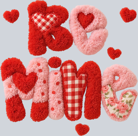 Fluffy Be Mine 2 - STK07618 (DTF Transfers)
