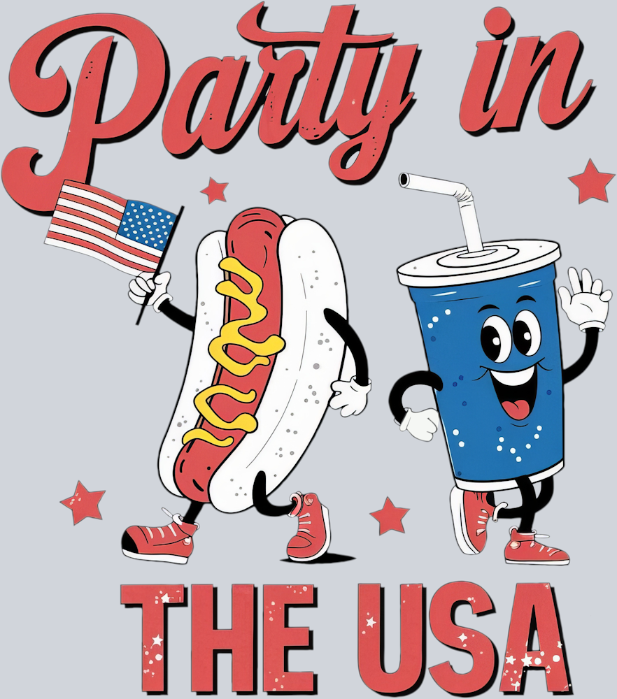 Party In The USA 2 - STK04685 (DTF Transfers)
