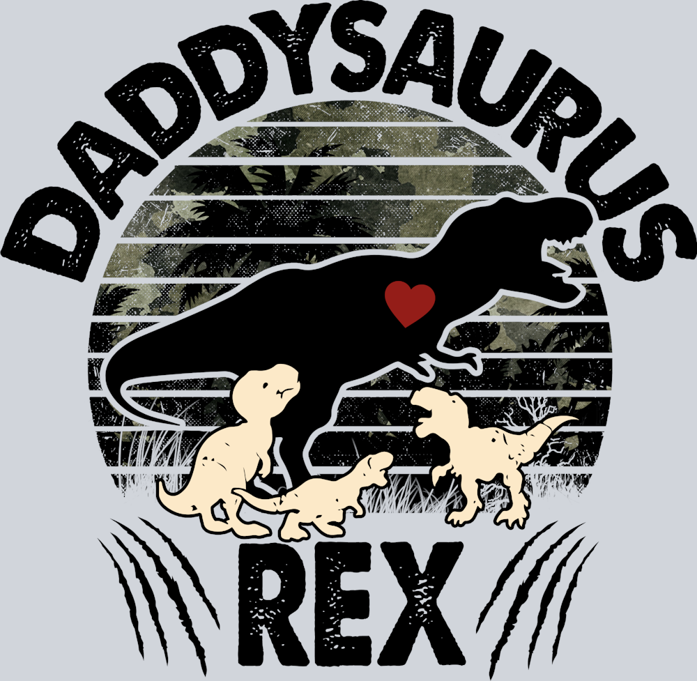 Dad Daddysaurus Rex - STK07046 (DTF Transfers)