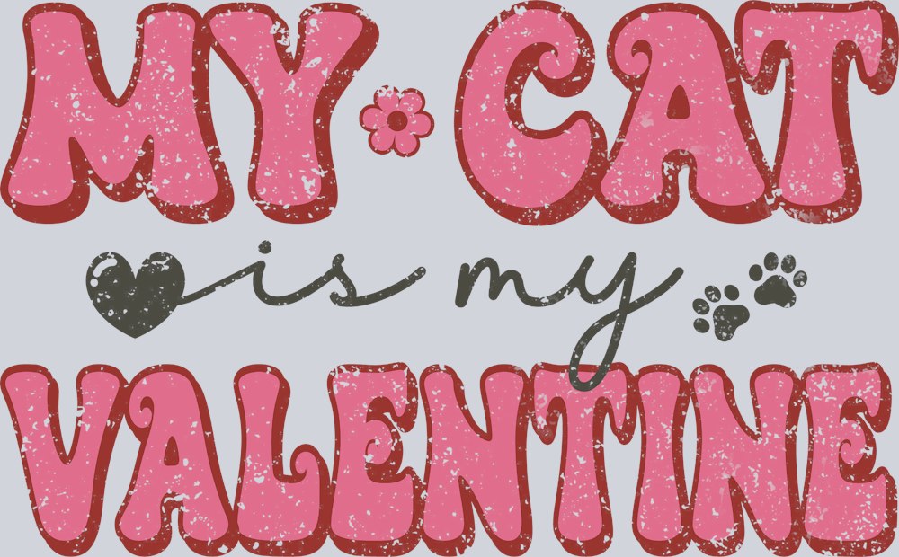 My Cat Valentine - STK04403 (DTF Transfers)