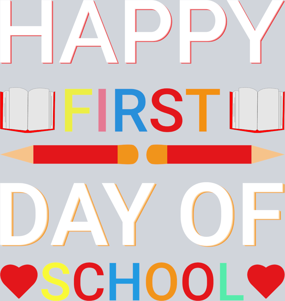 Happy First Day Of School 1 - STK02553 (DTF Transfers)