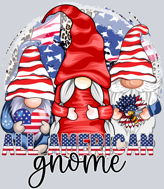 All American Gnome - STK00099 (DTF Transfers)