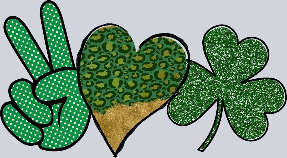 Peace Love Luck - STK04759 (DTF Transfers)
