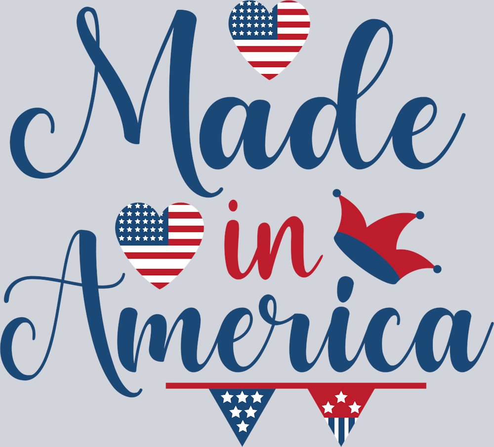 Made In America 2 - STK03933 (DTF Transfers)