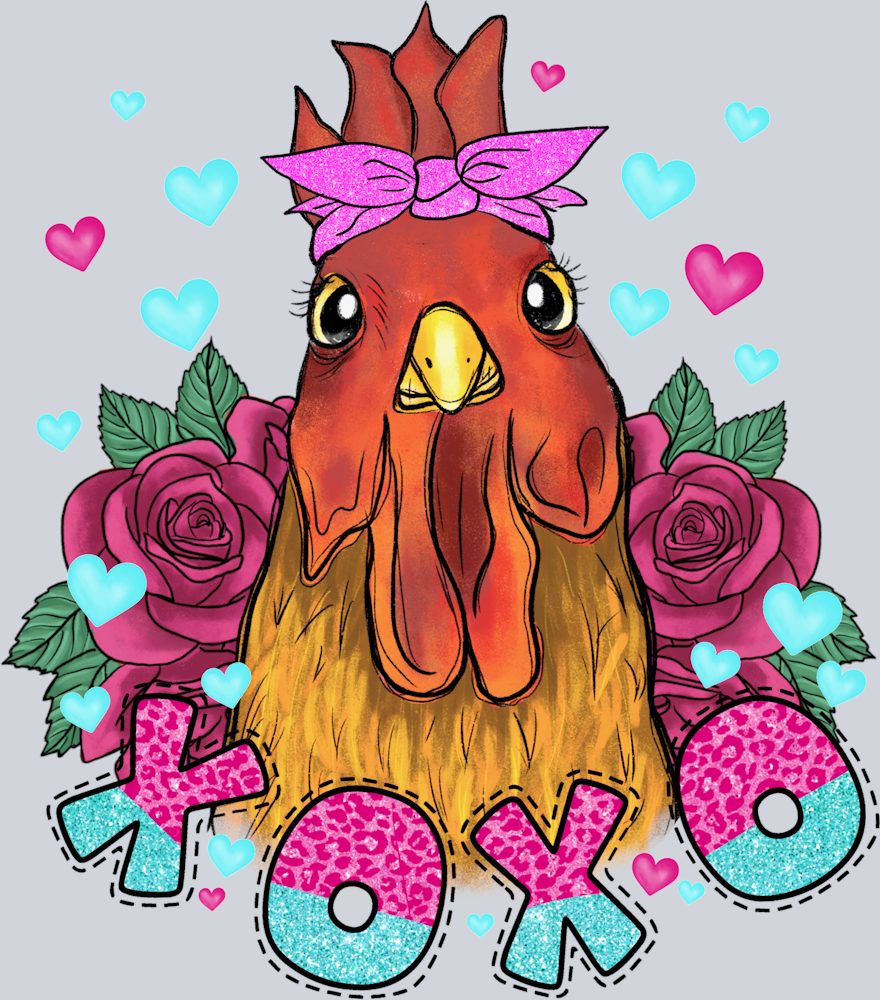 Xoxo Chicken - STK06539 (DTF Transfers)