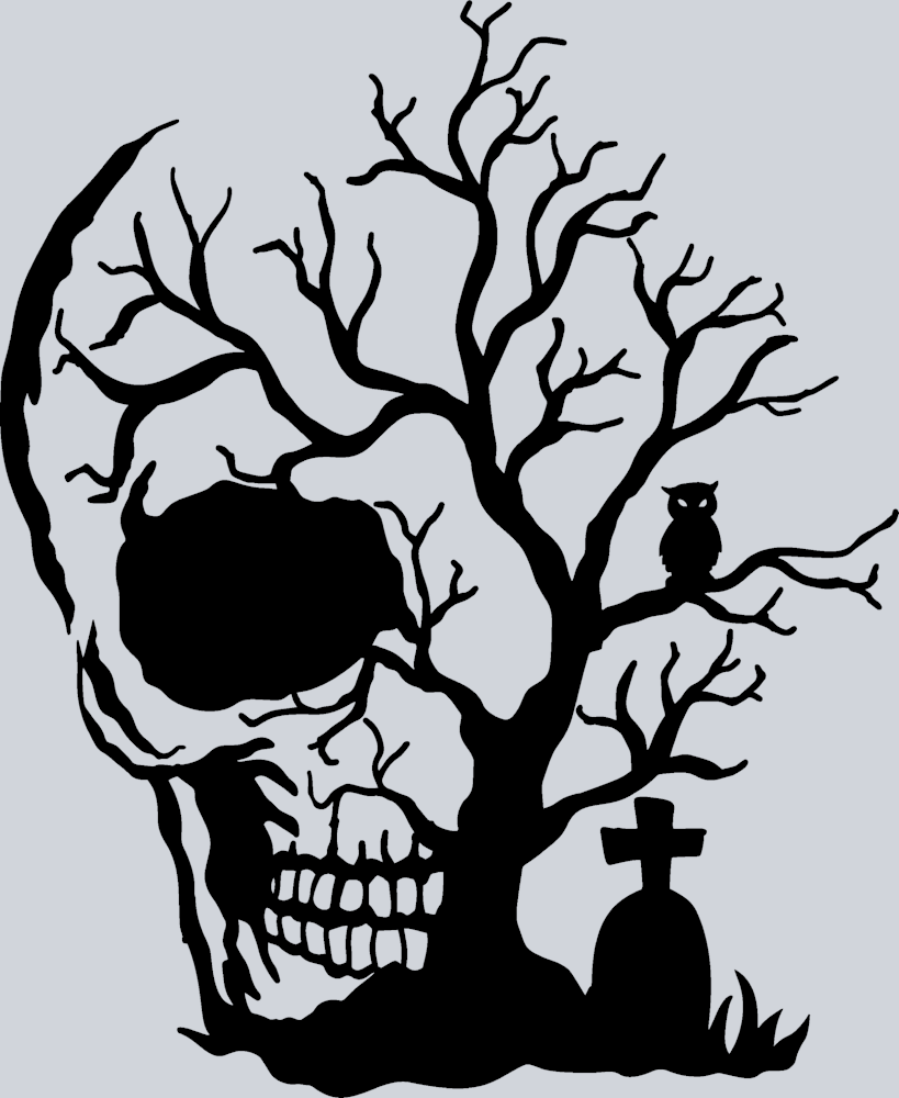 Haunted Graveyard - STK02620 (DTF Transfers)