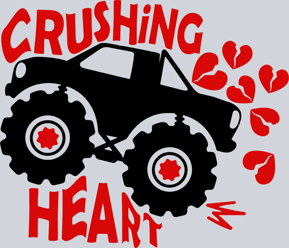 Crushing Heart - STK01483 (DTF Transfers)