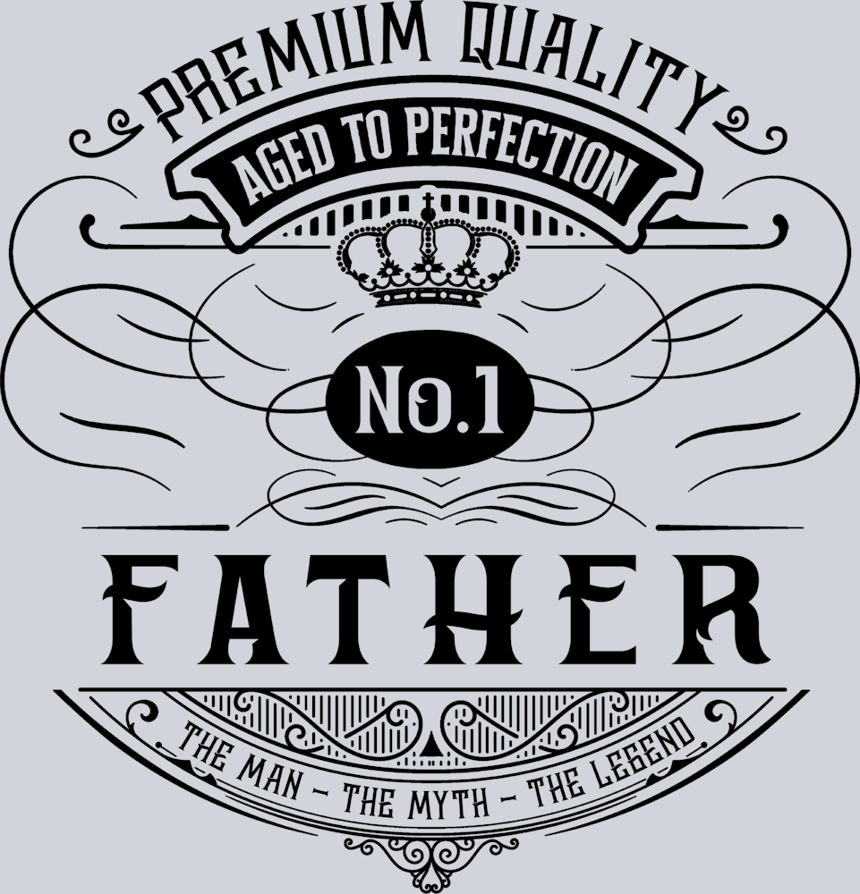 Father Label Black - STK01949 (DTF Transfers)