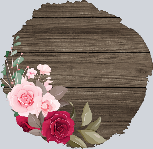 Wood Circle 6 - STK06503 (DTF Transfers)
