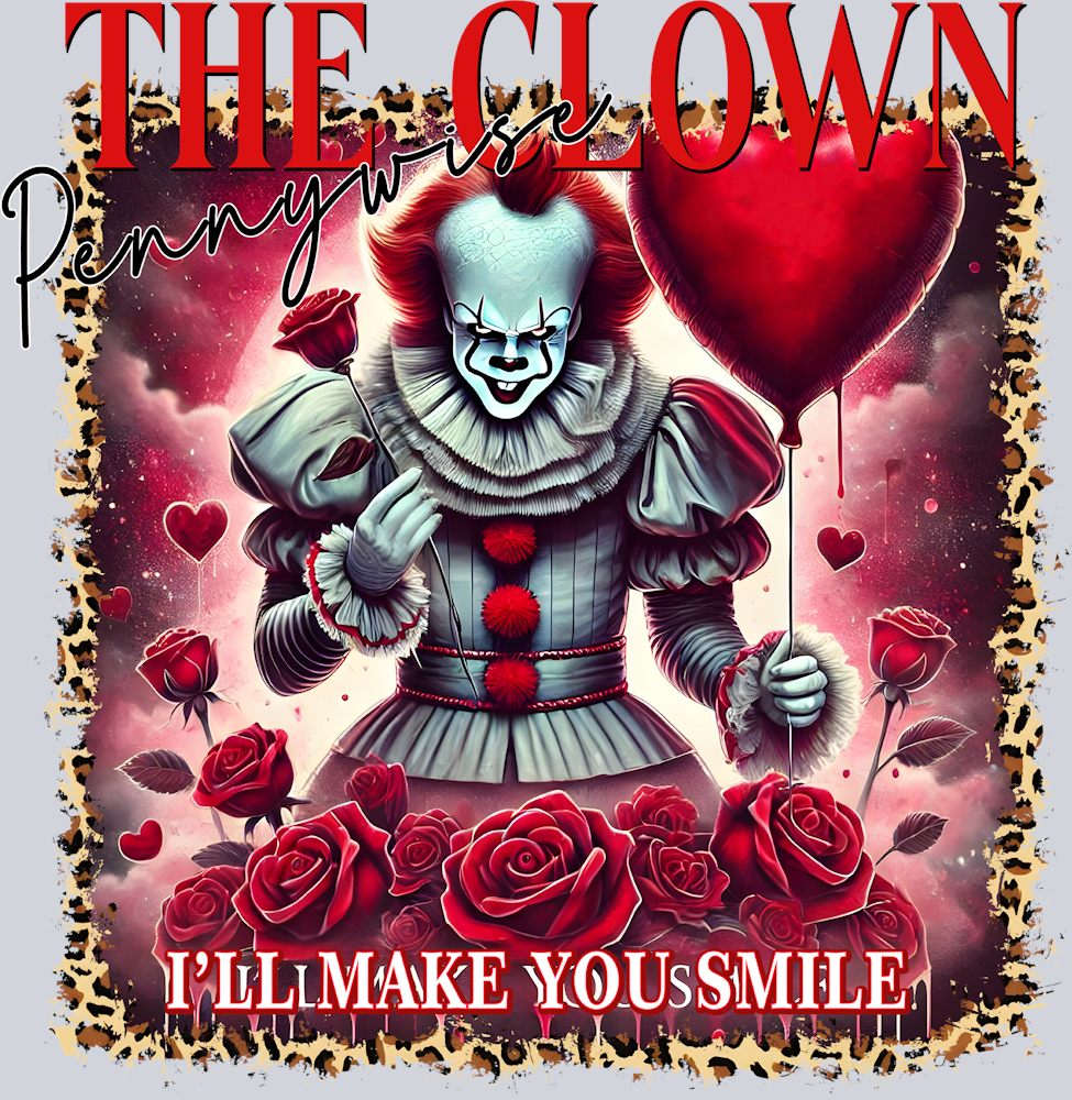The Clown Ill Make You Smile - STK06040 (DTF Transfers)