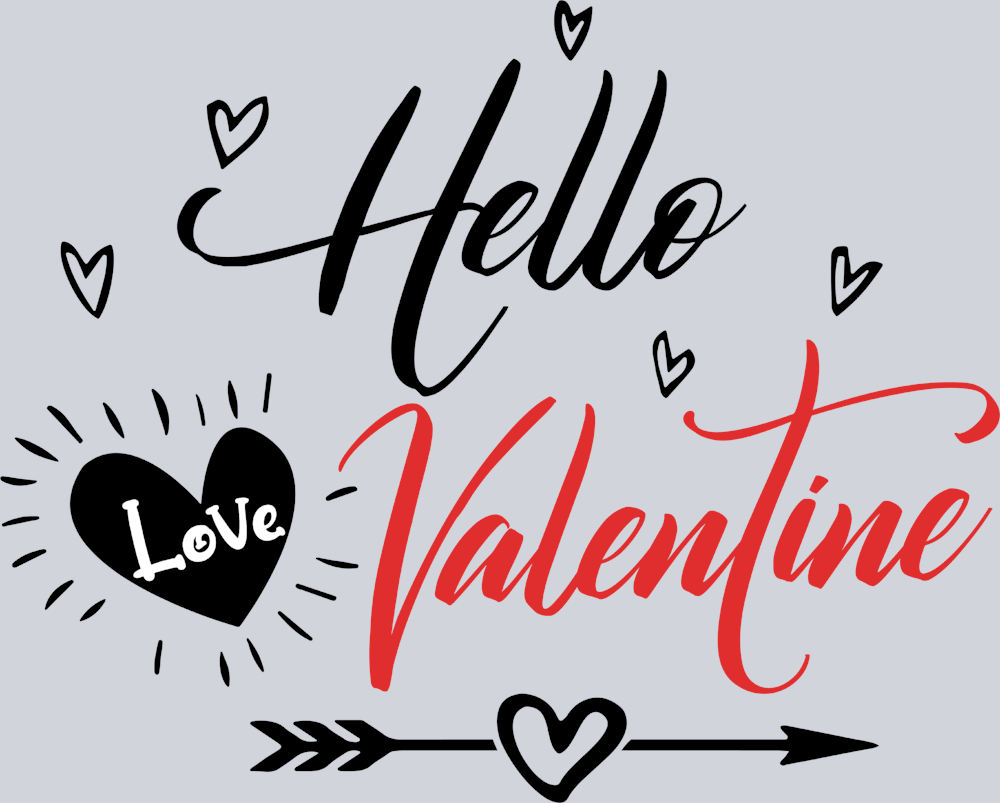 Hello Valentine 1 - STK02720 (DTF Transfers)
