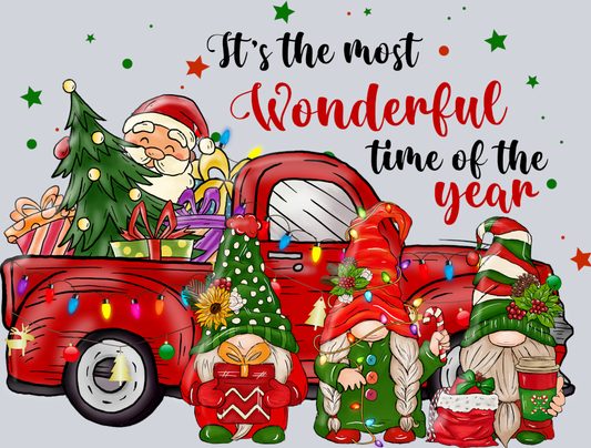 Truck Gnomes Christmas - STK06192 (DTF Transfers)