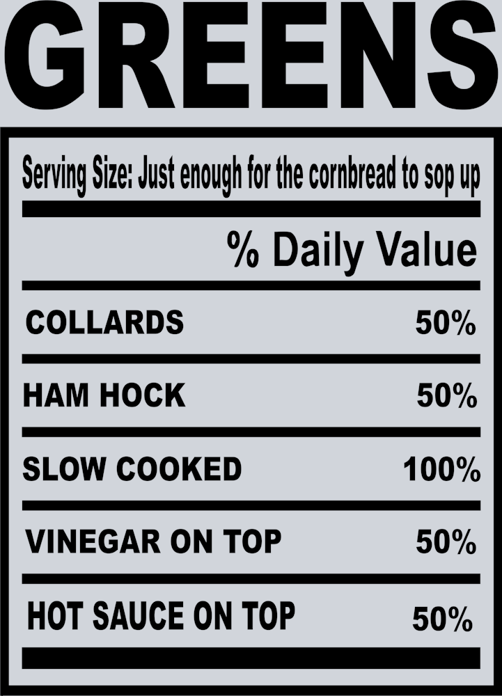 Soul Food - Green 1 - STK05636 (DTF Transfers)