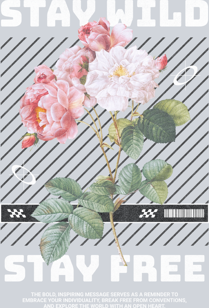 Stay Wild Stay Free - STK05804 (DTF Transfers)