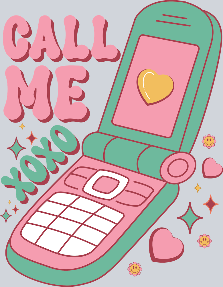 Call Me Xoxo - STK01198 (DTF Transfers)