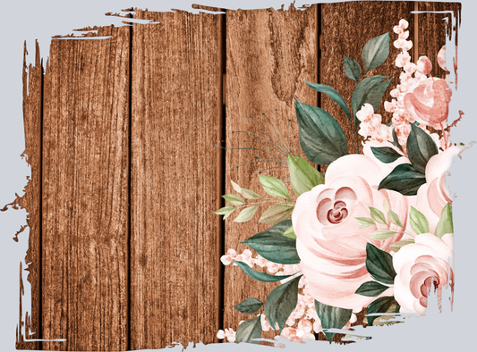 Wood Rectangle 4 - STK06516 (DTF Transfers)