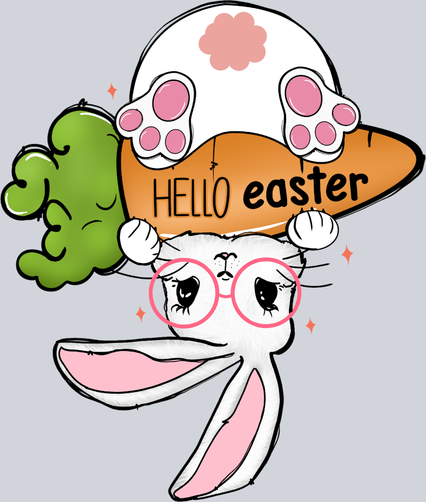 Hello Easter 1 - STK07000 (DTF Transfers)