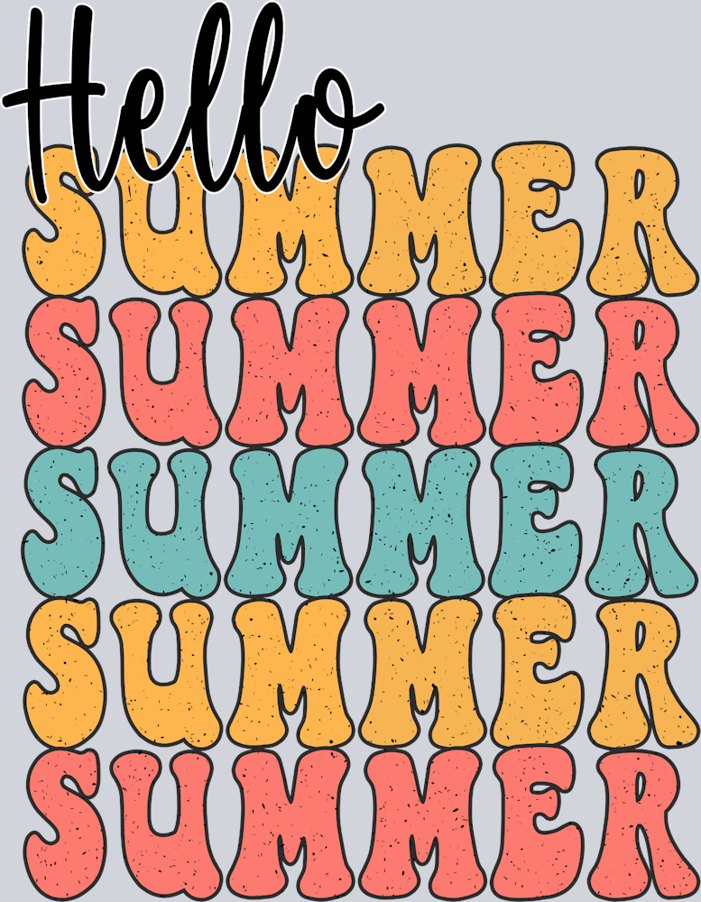 Hello Summer 5 - STK02714 (DTF Transfers)