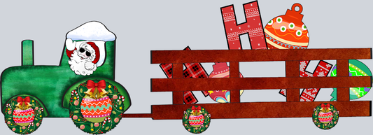 Tractor Ho Ho Ho - STK06180 (DTF Transfers)
