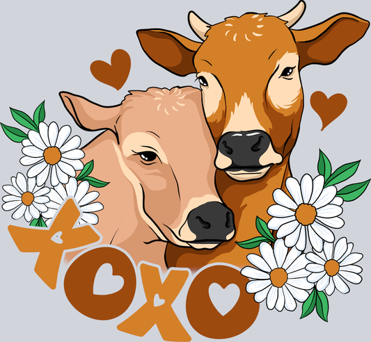 Xoxo Cows - STK06540 (DTF Transfers)