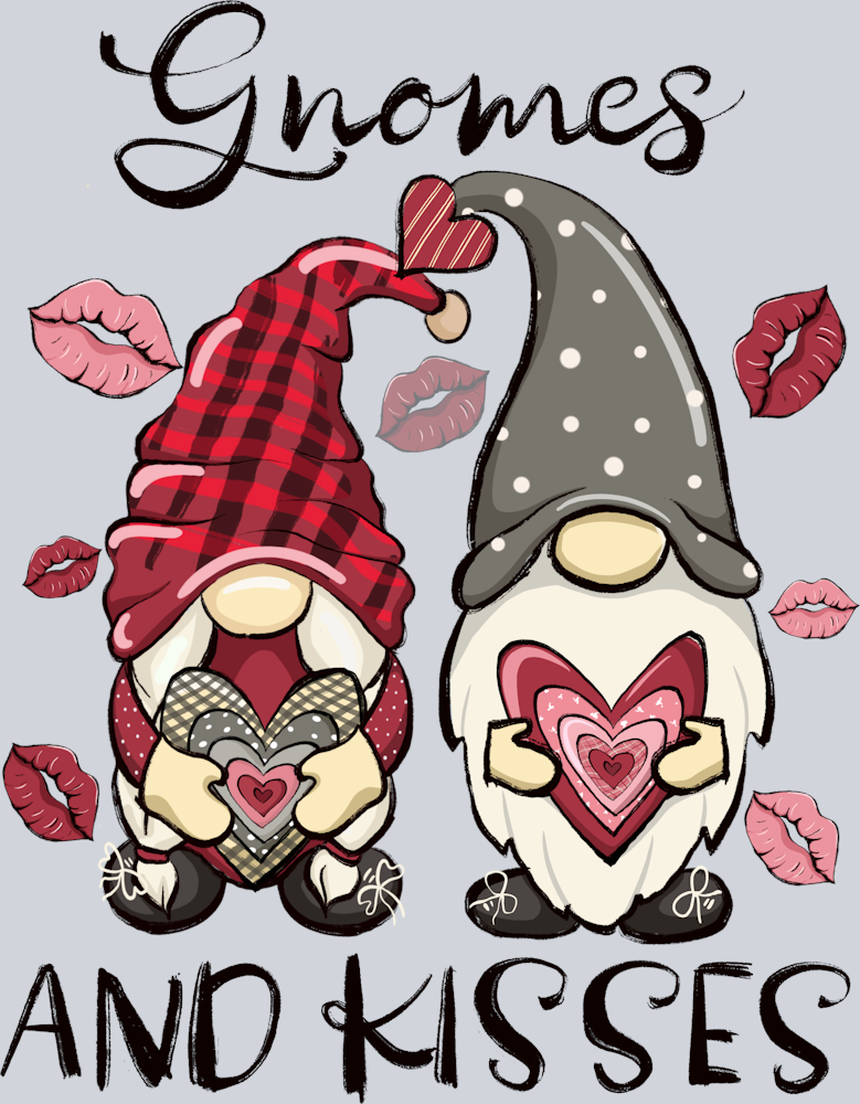 Gnome Kisses - STK02296 (DTF Transfers)