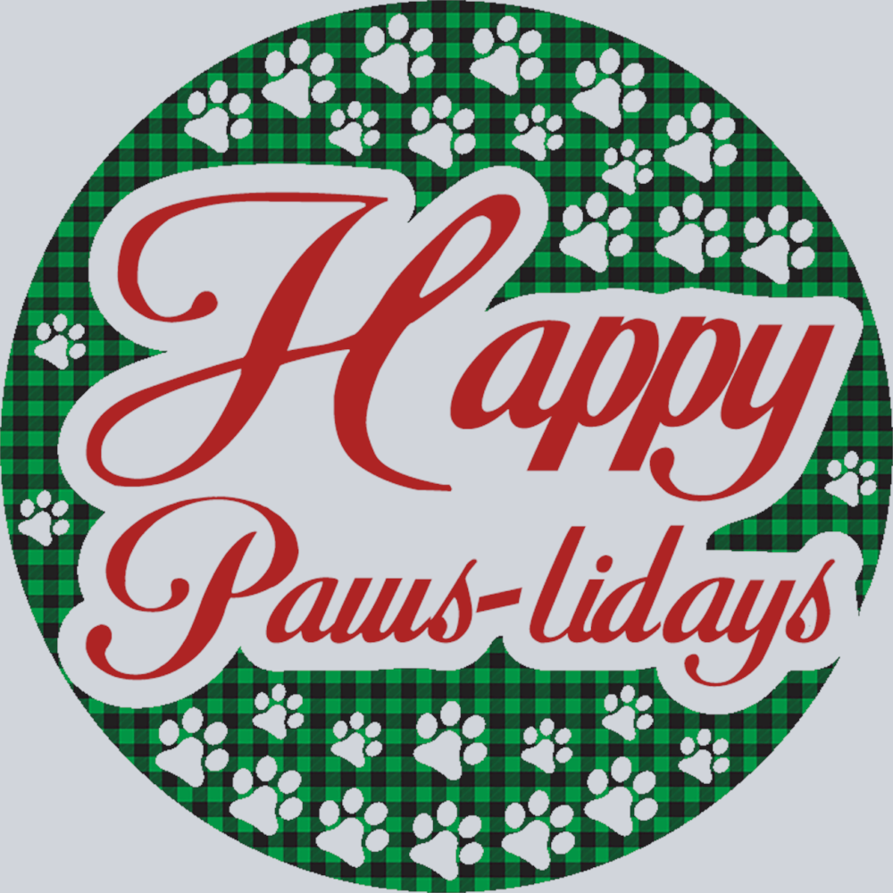 Pets Happy Paws Lidays - STK04860 (DTF Transfers)