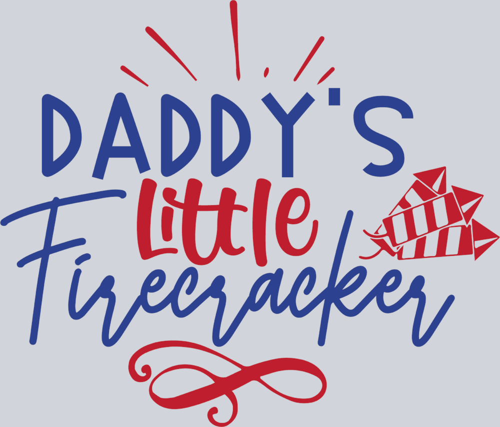 Daddy's Little Firecracker - STK01592 (DTF Transfers)