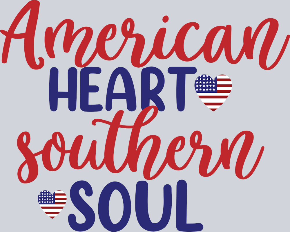 American Heart Southern Soul - STK00227 (DTF Transfers)