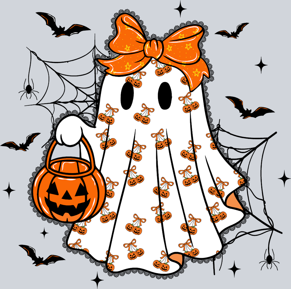 Lace Ghost - STK07310 (DTF Transfers)