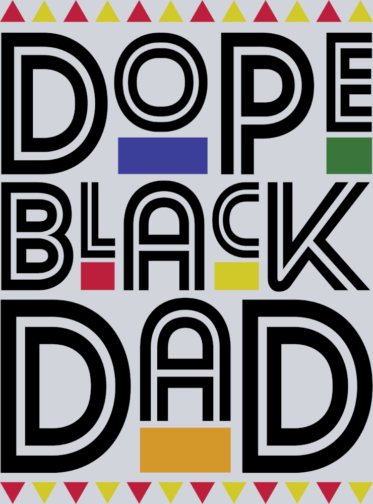 Dope Black Dad Black - STK01703 (DTF Transfers)