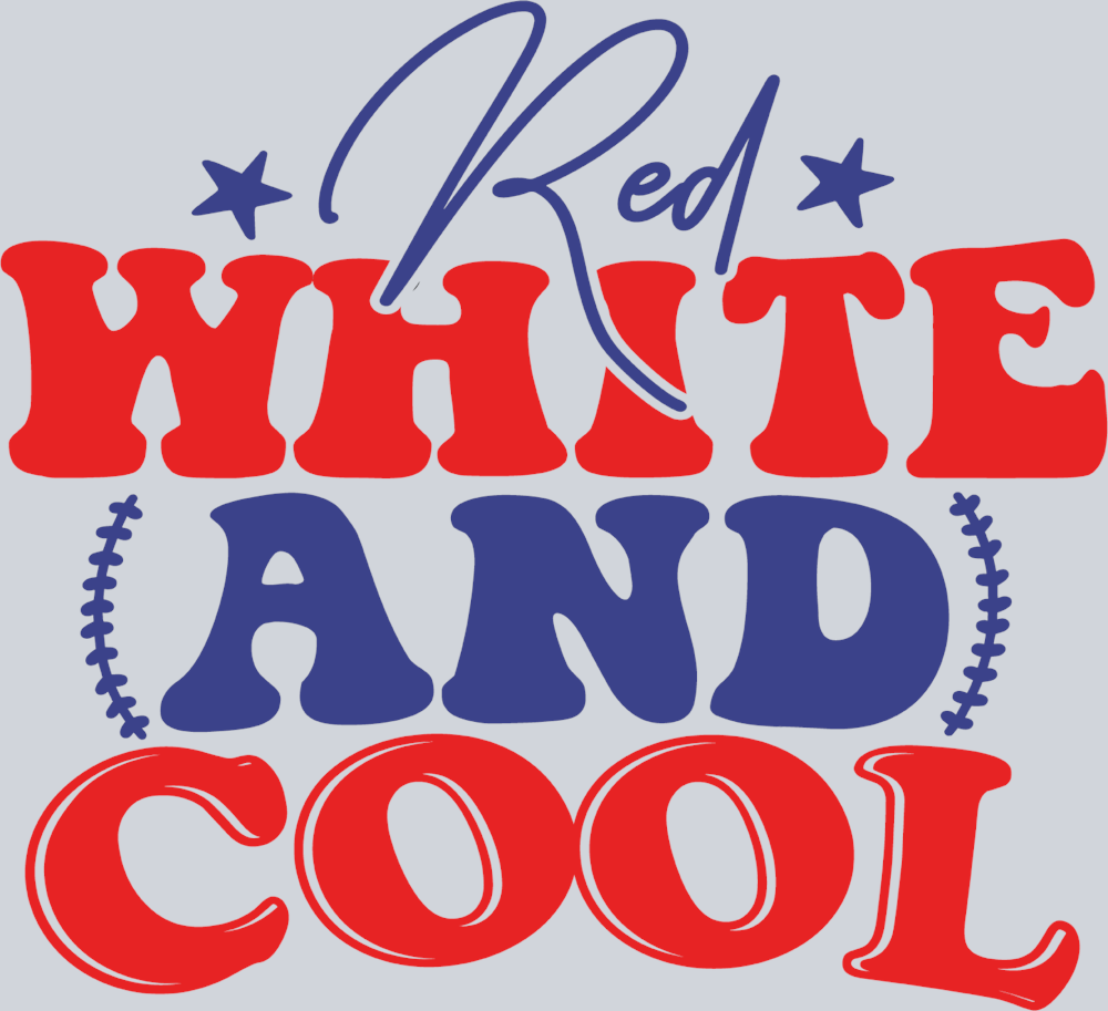 Red White And Cool 2 - STK05160 (DTF Transfers)