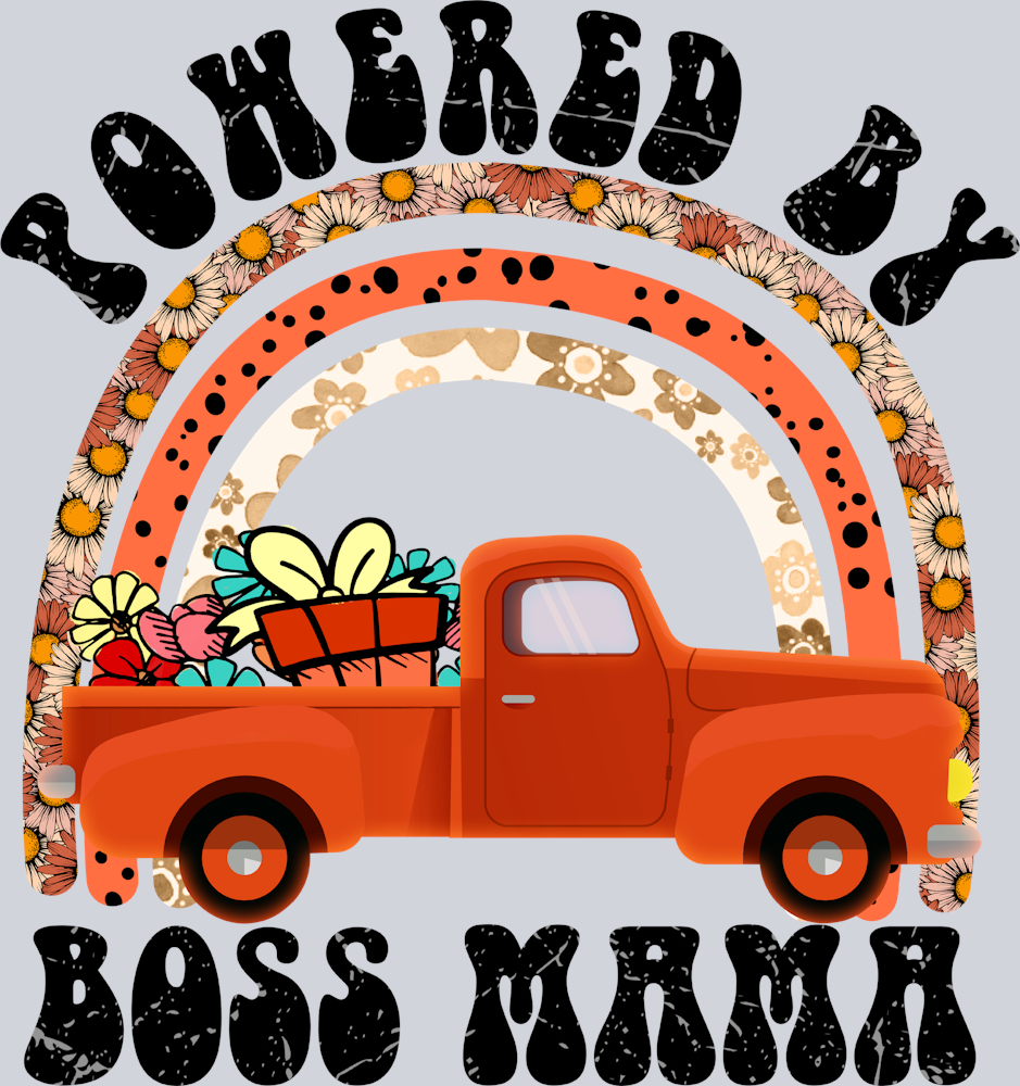 Powered By Boss Mama - STK04958 (DTF Transfers)