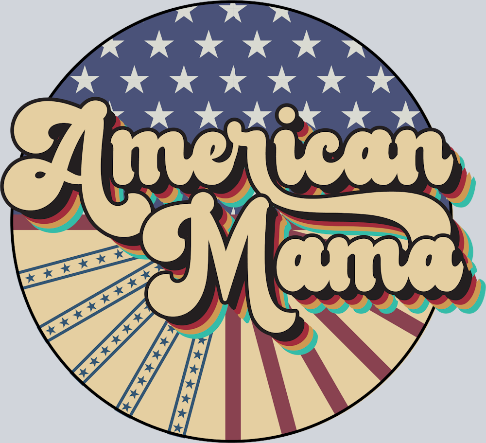 American Mama 5 - STK00235 (DTF Transfers)