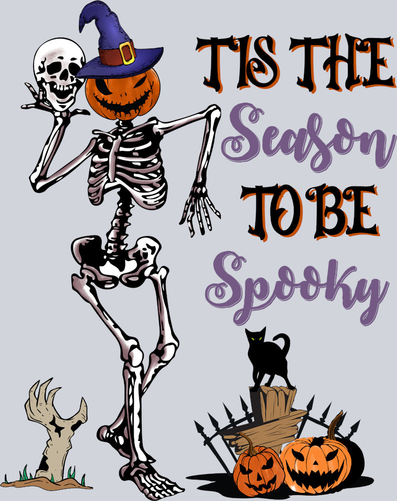 Tis The Season To Be Spooky - STK06157 (DTF Transfers)
