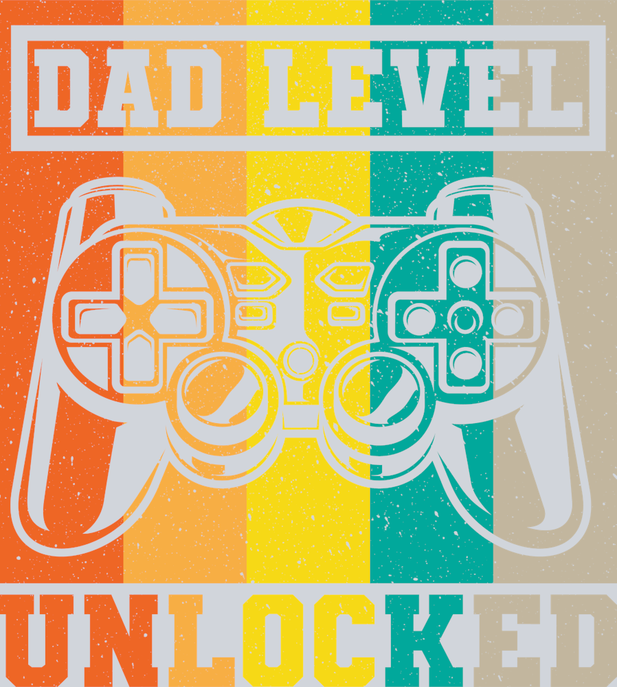Dad Level Unlocked - STK07051 (DTF Transfers)