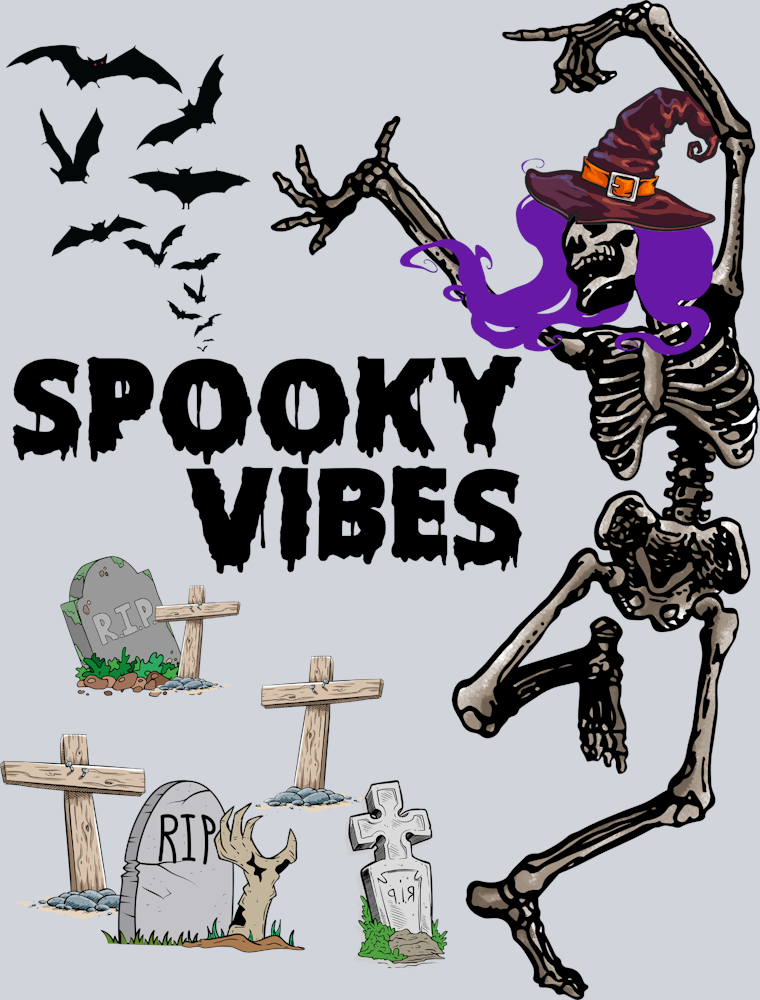 Spooky Vibes - STK05670 (DTF Transfers)