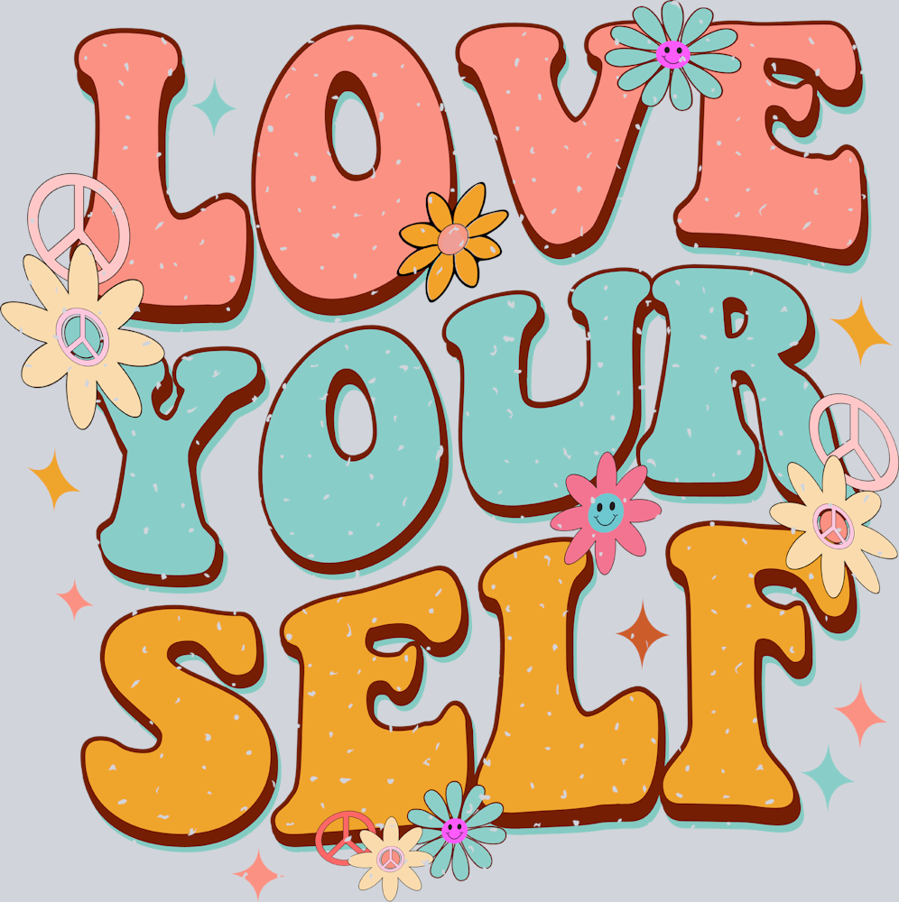 Retro Love Your Self - STK05213 (DTF Transfers)